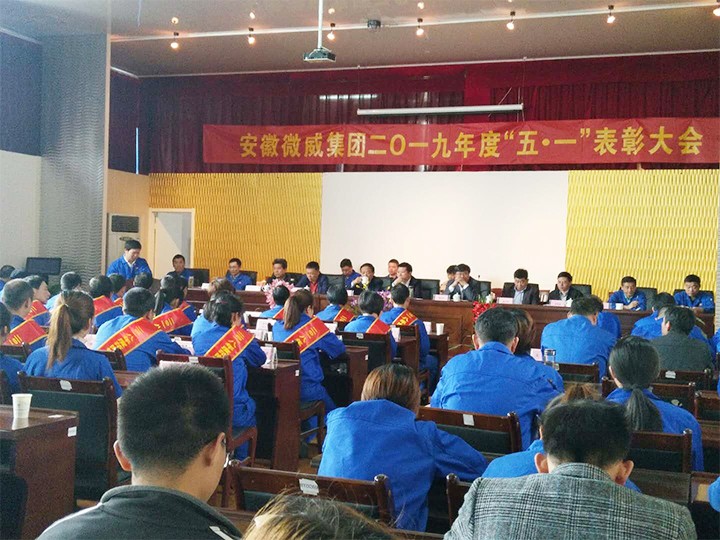 微威集團(tuán)五一表彰大會(huì)