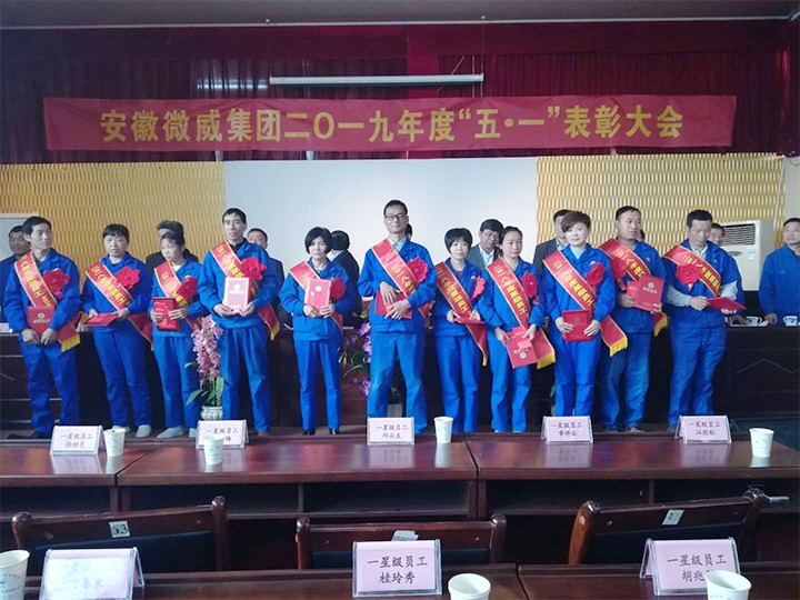 微威集團(tuán)五一表彰大會(huì)